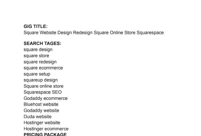 square website design redesign square online store square
